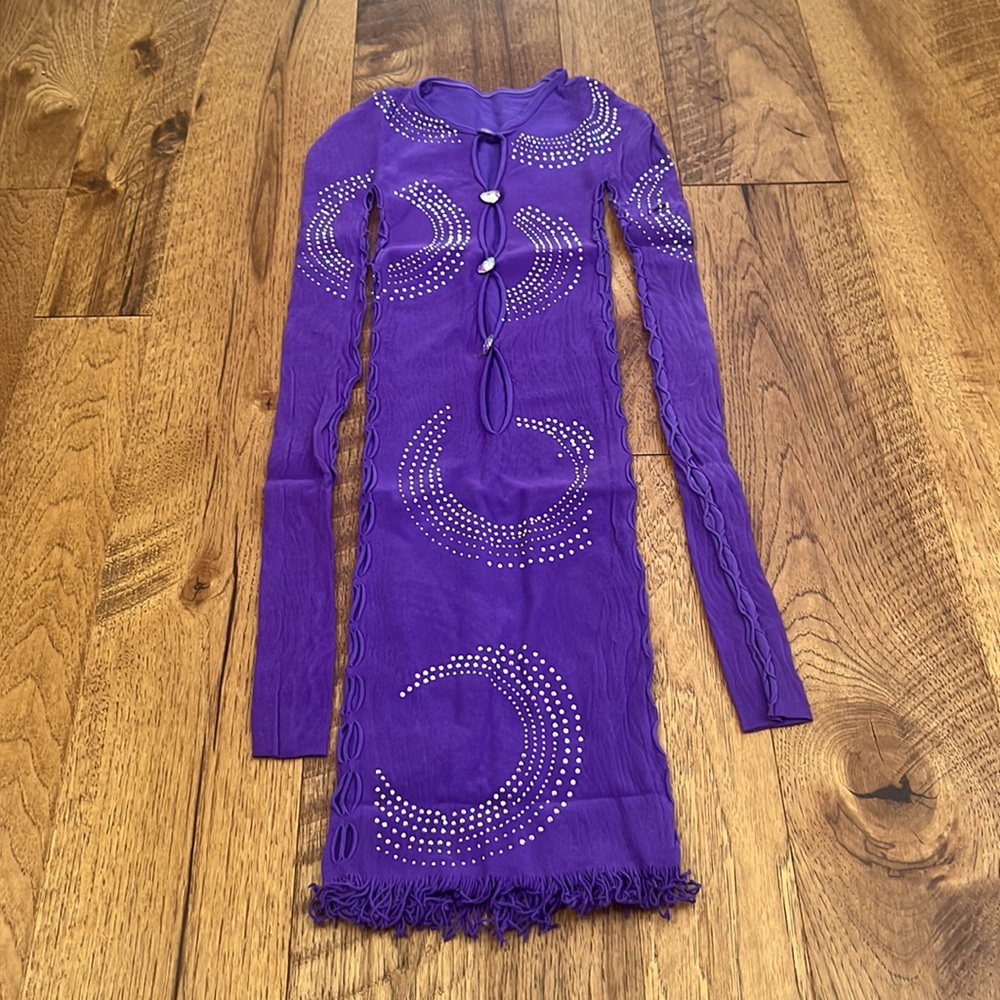 POSTER GIRL Purple Shapewear Dress